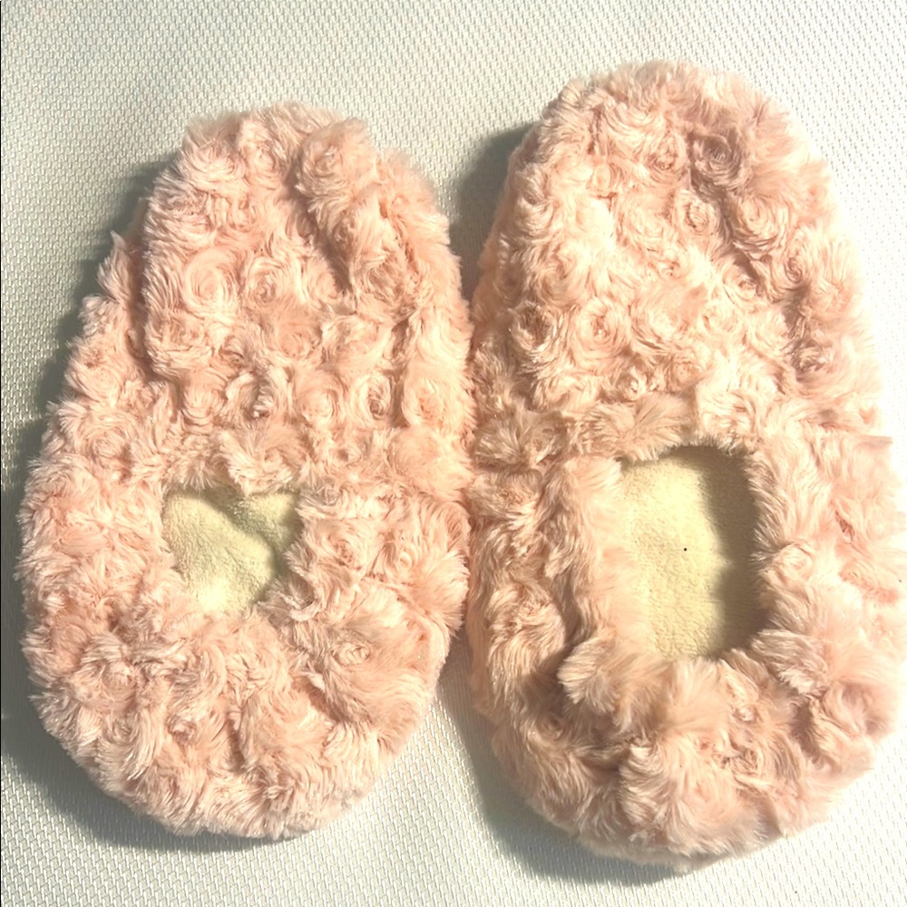 Fluffy Pink Foot warming Slippers